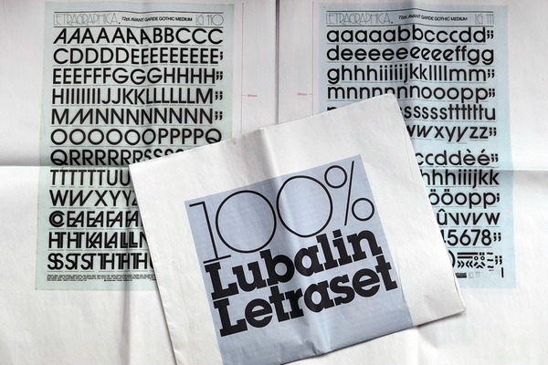 Herb Lubalin Letraset Newspaper for Typographics