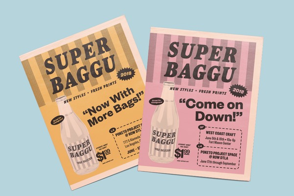 How a vintage grocery circular inspired Baggu's retro newspaper design