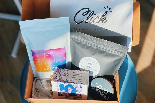 Click Coffee unboxing